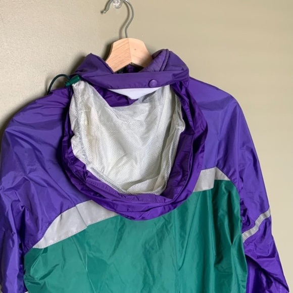 Vintage Banff Goretex green and purple running jacket sz M - Picture 4 of 13